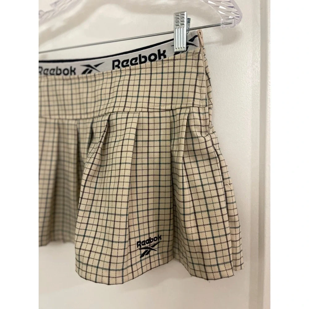 Reebok Checkered‎ Mini Tennis Skirt Coquette Sporty Retro
